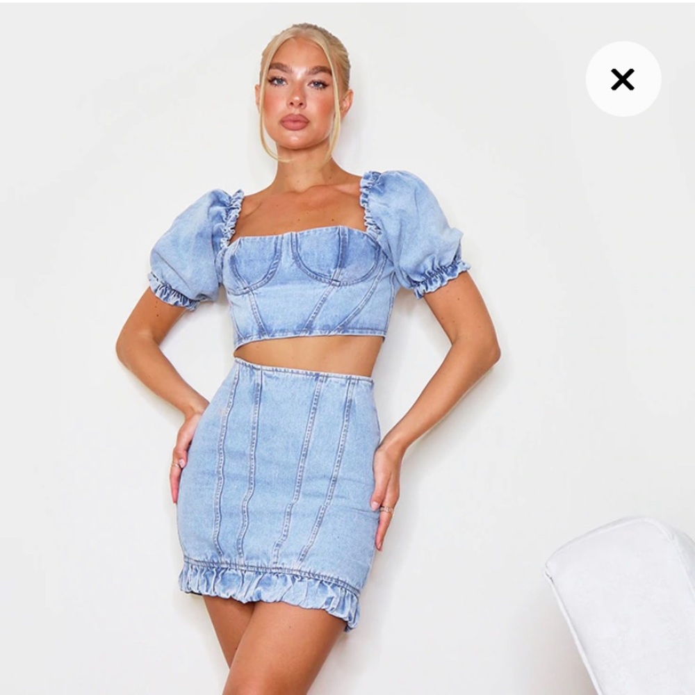 Denim Crop Top